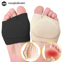 MK 2 Pcs ซิลิโคนเจล Half Insoles สำหรับ Metatarsal Forefoot Pain Relief รองเท้า Pads Ball Of Foot Cushions สำหรับ Hallux Valgus Corrector ถุงเท้า