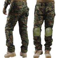 ร้อน, ร้อน★Outdoor Multicam Camouflage Tactical Pants Army Uniform Trouser Hiking Pants Paintball Combat Cargo Pants Knee Pad