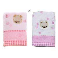 ❁☏ Cotton Cartoon Bear Jacquard Children Face Towel Soft Absorbent 25x50cm