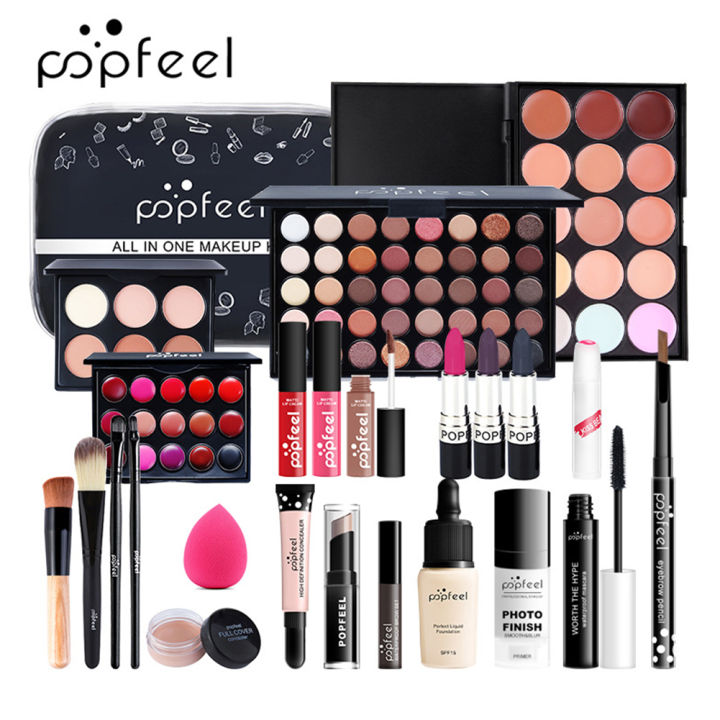 24pcs-makeup-set-portable-professional-concealer-brush-eyebrow-pencil-cosmetics-kit-eyeshadow-lipstick-gift-beginner-mascara