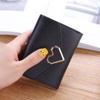 Wallet female coin purse small wallet mobile phone bag card bag钱包女时尚折叠三折零钱包小钱包女学生韩版手拿包手机包卡包NJIFGR