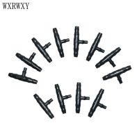 wxrwxy reducing tee barb Tee connector 3/5 garden hose splitter water splitter barbed 1/4 quot; mist connector 50 pcs