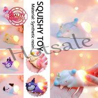 【hot sale】 ♧¤♧ B32 Sanrio Squeeze Light Toy Small Desk Lamp Night Light Decoration Office Decoration Desktop T6Y8