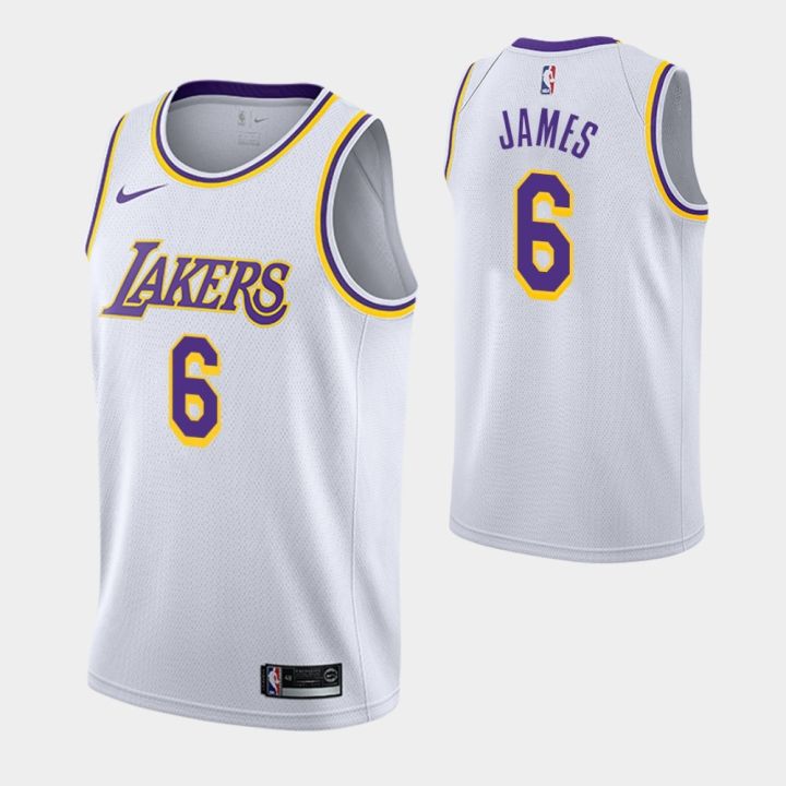 2021-22 Los Angeles Lakers LeBron James 6 Earned Edition Jersey