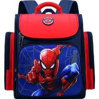 【Hot Sale】 school schoolbag childrens spine protection to reduce the burden backpack noble anime space bag Spiderman