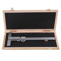 0-160mm Vernier Caliper Steel DIN862 Measuring Guage Marking Vernier Caliper Scraper Bridge Tool 0.05mm Adjust with Stor