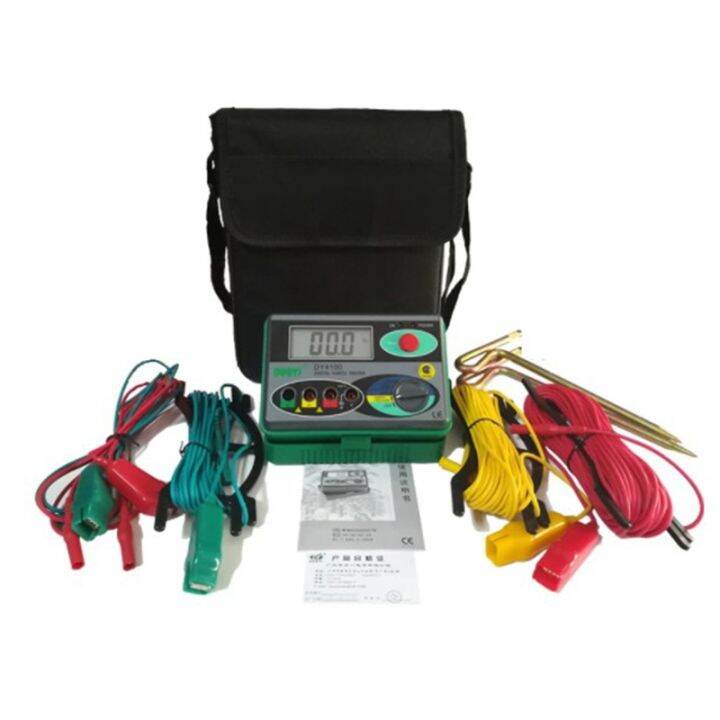 duoyi-dy4100-digital-resistance-tester-earth-ground-meter-multimeter-with-higher-accuracy-power-systems-inspection-tool