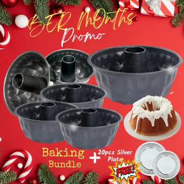 Bundt Cake Pan Nonstick, Fluted Tube Cake Pans For Baking, Heavy Duty  Carbon Steel Tube Pan Baking Mold For Jello