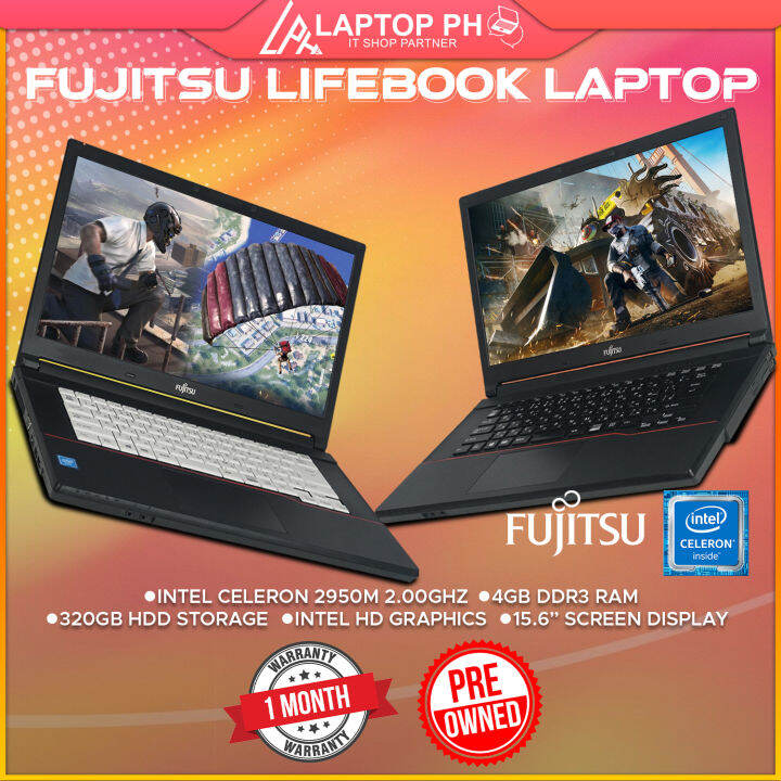 fujitsu lifebook celeron