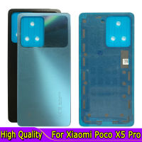 Kingsange 6.67 "สำหรับ Xiaomi Poco X5 Pro เคสฝาหลังปิดโทรศัพท์ด้านหลังตัวเครื่อง X5Pro ชิ้นส่วนอะไหล่ฝาครอบด้านหลัง