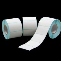 700Pcs/Roll Waterproof Self Adhesive Thermal Label Sticker Paper White Supermarket Price Blank Label Direct Print Tag Supplies Stickers Labels