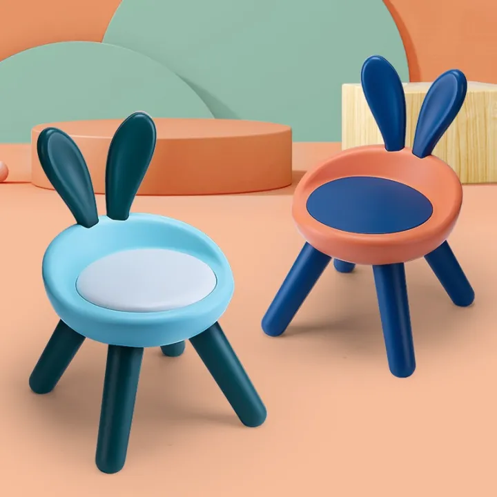 1-3 Days Delivery】Cartoon Baby Chair Lightweight Colorful Baby Stool  Support Seat KIDS Cartoon Plastic Stool Rabbit Design Chair | Lazada PH