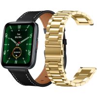 Bransoleta ze stali nierdzewnej dla Zeblaze GTS Pro GTR 2 Beyond Stratos Ares pasek ze skóry Watchband