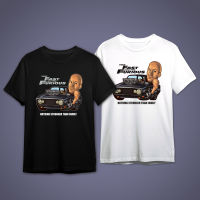 เสื้อยืดคอกลม สกรีนลาย THE FAST AND THE FURIOUS แขนสั้น  ผ้า COTTON 100%