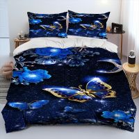 【hot】✌◎❁ Luxury 3 Piece Comforter SetDuvet Cover Bed Set Quilt PillowcaseKing Size