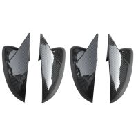 4X for 2009-2018 plastic Door Side Wing Rearview Mirror Ox Horn Cover Cap Car Accessories