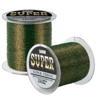 500m Carp Coarse Fishing Line Nylon Fluorocarbon Coated Invisible Green Monofilament Super Strong Spotted Line Sea Fishing Fishing Lines