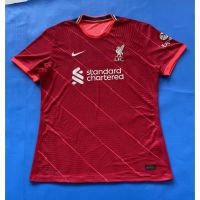 ✱ஐ◙ [ READY STOCK ] 21-22 Liverpool Home kit Player version football shirt 11 Salah customizable nameset Jerseys