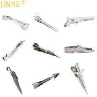 【hot】 New Luxury Mens Tie  Gun Dart Bar Plane Stick Pin Wedding Accessories