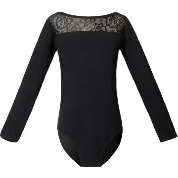 Girls black hot sale dance leotard