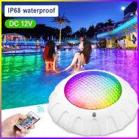 ✶◕┅ 38W Led Pool Light With Remote Control Rgb Multi-color Ip68 Waterproof Light Pool Light Spotlight Outdoor Pool Ambient Light 12V