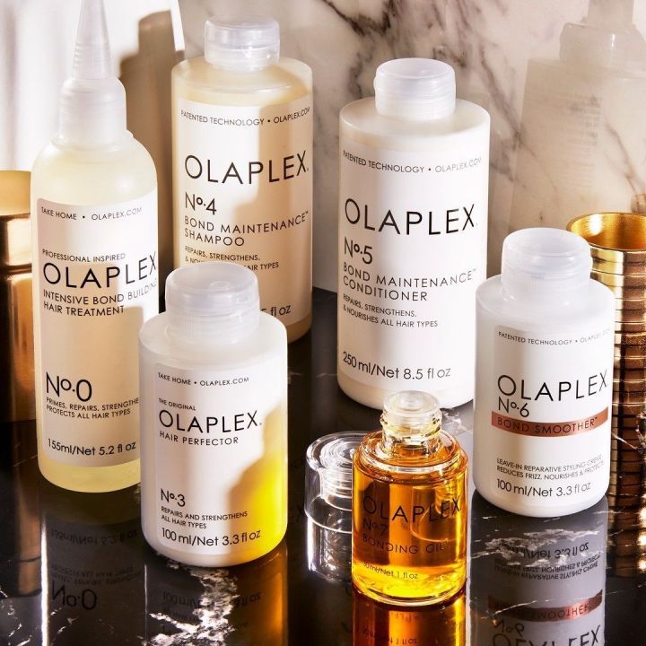 olaplex-no-1-no-3-no-4-no-5-no-7-รักษาเส้นผม-ซ่อมแซมเส้นผม-ให้คุณภาพเส้นผมดีขึ้น-อาหารผมเพื่อเพิ่มความแข็งแรงให้กับเส้นผม-โดยไม่ต้องล้างออก