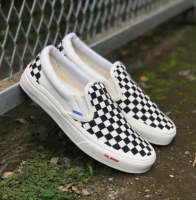 ?Vans slip on checkerboard☑️สวยแท้ 100% รองเท้าผ้าใบ รองเท้าวิ่ง รองเท้าแฟชั่น รองเท้าลำลอง