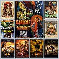 ภาพยนตร์คลาสสิก The Mummy Poster - Campy Horror HD Print Canvas Wall Pictures - Perfect For Bedroom, Sports,And Office Room Decoration - Great Gift Idea Liyanhong2