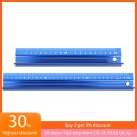 Aluminum Alloy Anti Slip Laser Calibration Ruler Cutting Drawing Tools School Office Supplies Woodworking Straight Scale Ruler Rulers  Stencils