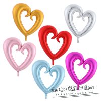 【DT】hot！ 18/30/40inch Hollow Foil Balloons for day/Wedding decoration big size red heart helium globos