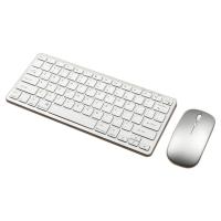 Wireless Bluetooth Keyboard Mouse Wireless Bluetooth Tablet Keyboard Mouse Support Tablet Laptop Computer Silver