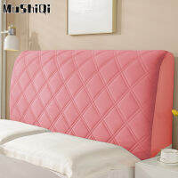 MUSHIQI หนังกลับหนาขึ้น Cover Headboard หัวเตียง Cover Headboard นุ่มปลอกหมอนอิงฝาป้องกันฝุ่นง่ายๆทั่วไปสำหรับการหลีกเลี่ยงการชน