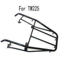 รถจักรยานยนต์โลหะด้านหลังกระเป๋าเดินทาง Cargo Rack สำหรับ Yamaha Dirt Bike Off-Road TW225 2002-2014 TW 225ด้านหลัง Armrest ชั้นวาง