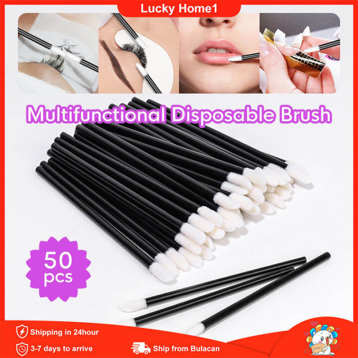 50Pcs/Set Disposable Lip Brushes Make Up Brush Lipstick Lip Gloss Wands