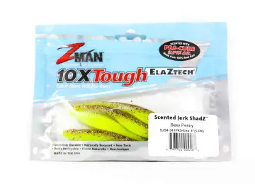 Zman 7 Inch Jerk ShadZ Soft Plastic Lures - 4 Pack of Z Man Soft