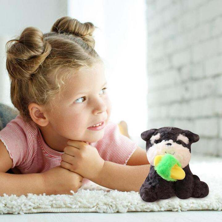 plush-dog-doll-biting-a-shoe-dog-themed-decor-dog-plushies-for-kids-mini-stuffed-animals-squatting-with-cute-expression-for-women-men-room-home-sensible