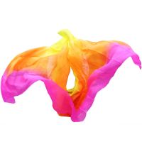 2023☬☎▽ Belly Silk Veil Real Accessory Hand Scarf Shawls Dancer Performance Prop Can Customized