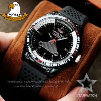 AMERICA EAGLE นาฬิกาข้อมือสุภาพบุรุษ สายยางเรซิ่น รุ่น AE035G - Black / Black