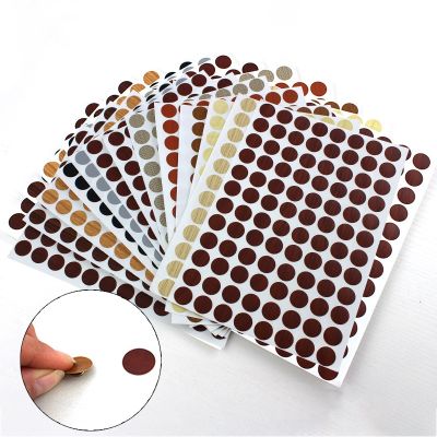 【CW】☼  96Pcs 15mm Adhesive Screw Cap Cover Hole Stickers Wood Desk Cabinet Drawer Sticker Ornament