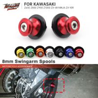 ∋♕ 8mm Swingarm Spools For KAWASAKI Z650 Z800 Z900 Z1000 ZX-6R NINJA ZX-10R 2020 Motorcycle Accessories ZX6R ZX10R Z 650 M8 Slider