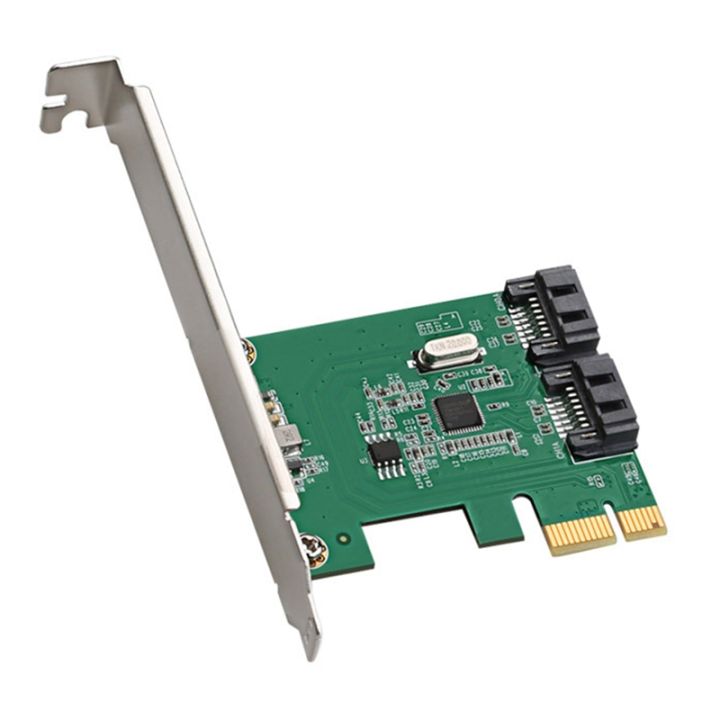 pcie-2-0-x1-to-2-port-sata3-0-hard-disk-expansion-card-ams1016-chip-adapter-card-pcie-2-0-riser-card