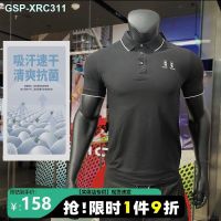 Under Armour ชุดฝึกตีกอล์ฟผู้ชาย,เสื้อโปโลออกกำลังกายแขนสั้นมีคุณภาพ