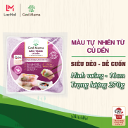 Bánh tráng củ dền God Mama - Hình vuông 16cm