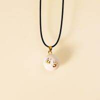 [COD] hot new palm ball pendant fashion long paragraph pregnant women prenatal education piano music necklace sweater chain