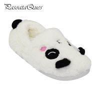 2017 Cute Panda Animal Cartoon Pattern Warm Women Home Flats Comfortable Indoor House Women Slippers Shoes Pasoataques Brand 132