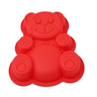 3D Lovely Bear Form Cake Mold Silicone Mold Baking Tools Kitchen Fondant Cutters Taart Decoratie Silikonowe Formy 3D