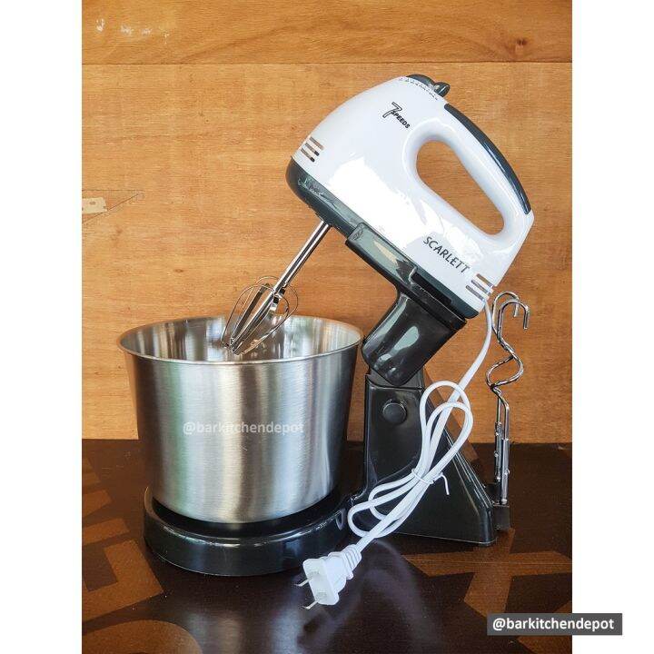 New Upgraded Version Scarlett 7Speed Portable Electric Hand Mixer with