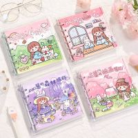80 sheets Cute sakura girl loose-leaf Notebook Diary Planner Goal Habit Schedules Organizer Notebook School Stationery Officer