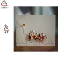 Christmas Woods Tree Metal Cutting Dies Scrapbooking Stencil Die Cuts Card Making Decorative Craft Embossing New Dies For 2019