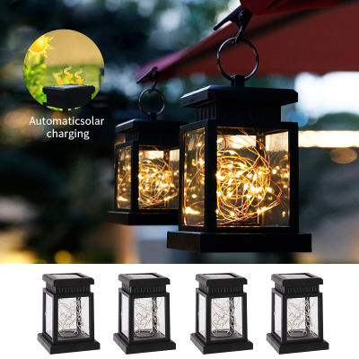Solar Candle Lantern 1600MAH Outdoor Waterproof LED Solar Copper Wire Light Decorative Lamps For Outdoor Garden Park Decoration